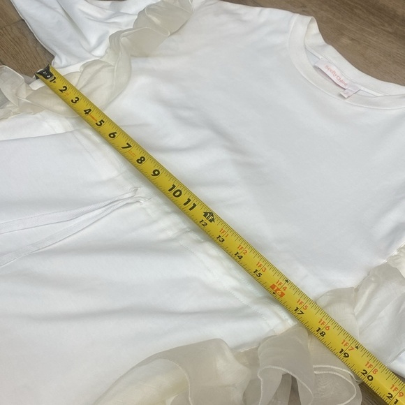 See by Chloe | Chiffon Ruffle‎ | Mini Shirt Dress - Picture 14 of 16